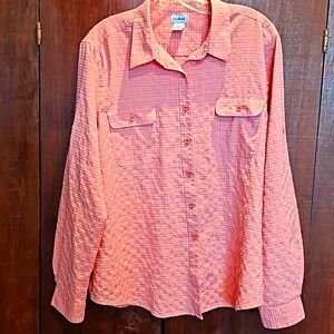 WOMENS LL BEAN BUTTON DOWN SHIRT